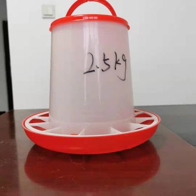 2.5kg Pure Polypropylene Poultry Feeder Drinker